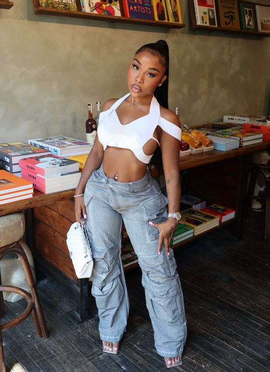 WHITE X TOP
