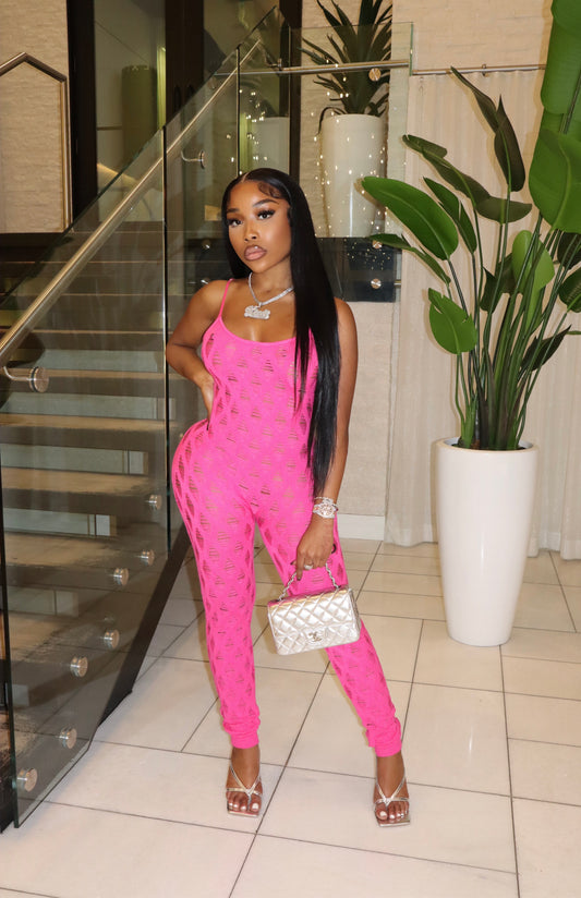 FUCHSHIA JUMPSUIT